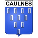 Caulnes 22 ville Stickers blason autocollant adhésif