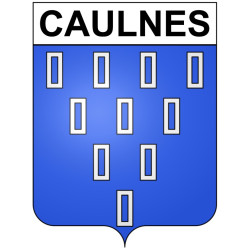 Pegatinas escudo de armas de Caulnes adhesivo de la etiqueta engomada