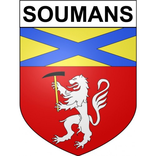 Adesivi stemma Soumans adesivo