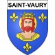 Pegatinas escudo de armas de Saint-Vaury adhesivo de la etiqueta engomada