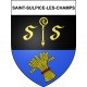 Stickers coat of arms Saint-Sulpice-les-Champs adhesive sticker