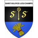 Saint-Sulpice-les-Champs Sticker wappen, gelsenkirchen, augsburg, klebender aufkleber