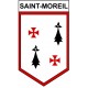 Saint-Moreil 23 ville Stickers blason autocollant adhésif