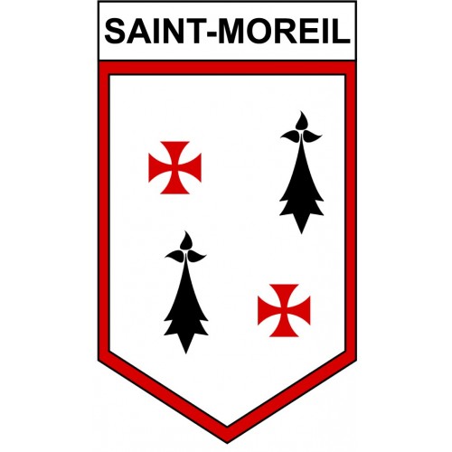 Saint-Moreil 23 ville Stickers blason autocollant adhésif
