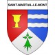 Adesivi stemma Saint-Martial-le-Mont adesivo