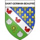 Pegatinas escudo de armas de Saint-Germain-Beaupré adhesivo de la etiqueta engomada