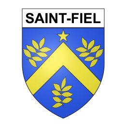 Saint-Fiel 23 ville Stickers blason autocollant adhésif