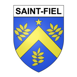 Saint-Fiel Sticker wappen, gelsenkirchen, augsburg, klebender aufkleber
