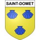 Saint-Domet Sticker wappen, gelsenkirchen, augsburg, klebender aufkleber