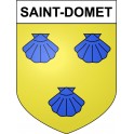 Saint-Domet 23 ville Stickers blason autocollant adhésif