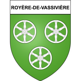 Royère-de-Vassivière Sticker wappen, gelsenkirchen, augsburg, klebender aufkleber
