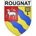 Rougnat 23 ville Stickers blason autocollant adhésif