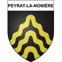 Peyrat-la-Nonière 23 ville Stickers blason autocollant adhésif