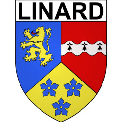 Linard Sticker wappen, gelsenkirchen, augsburg, klebender aufkleber