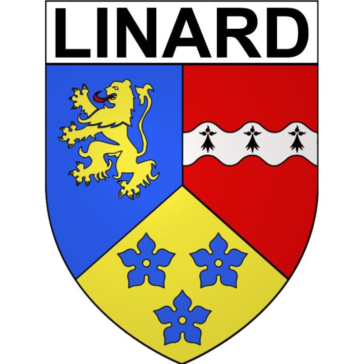Linard 23 ville Stickers blason autocollant adhésif