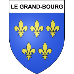 Le Grand-Bourg 23 ville Stickers blason autocollant adhésif