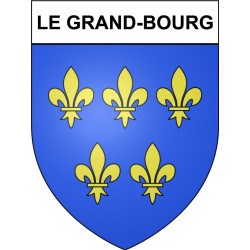 Le Grand-Bourg Sticker wappen, gelsenkirchen, augsburg, klebender aufkleber