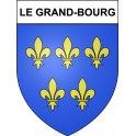 Stickers coat of arms Le Grand-Bourg adhesive sticker