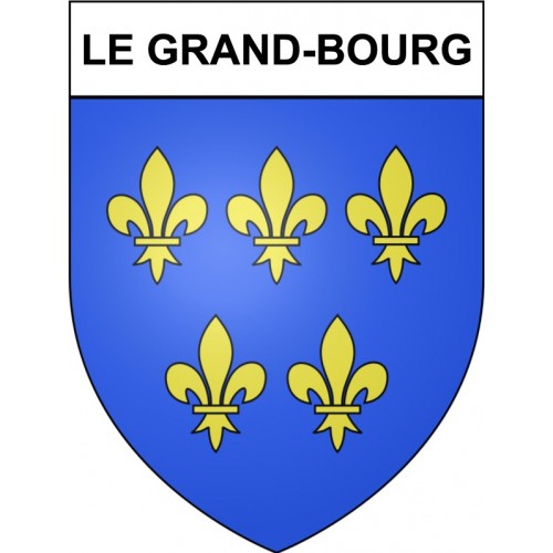 Le Grand-Bourg 23 ville Stickers blason autocollant adhésif