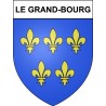 Stickers coat of arms Le Grand-Bourg adhesive sticker
