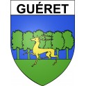 Guéret Sticker wappen, gelsenkirchen, augsburg, klebender aufkleber