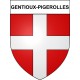 Gentioux-Pigerolles Sticker wappen, gelsenkirchen, augsburg, klebender aufkleber