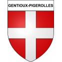 Gentioux-Pigerolles 23 ville Stickers blason autocollant adhésif