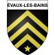 évaux-les-Bains 23 ville Stickers blason autocollant adhésif