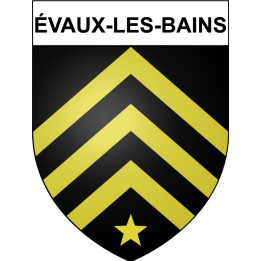 évaux-les-Bains 23 ville Stickers blason autocollant adhésif