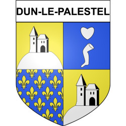 Adesivi stemma Dun-le-Palestel adesivo