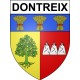 Dontreix Sticker wappen, gelsenkirchen, augsburg, klebender aufkleber