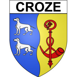 Stickers coat of arms Croze adhesive sticker