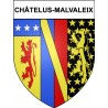 Adesivi stemma Châtelus-Malvaleix adesivo