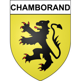 Stickers coat of arms Chamborand adhesive sticker