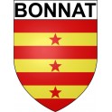 Bonnat 23 ville Stickers blason autocollant adhésif