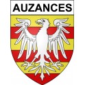 Auzances 23 ville Stickers blason autocollant adhésif