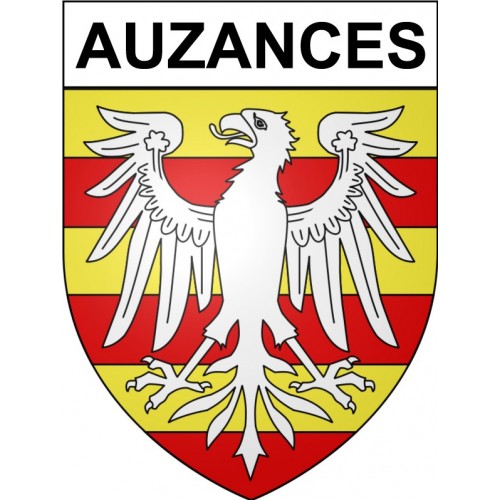 Auzances 23 ville Stickers blason autocollant adhésif