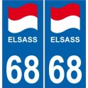 64 Lons placa etiqueta de registro de la ciudad