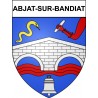 Ajat Sticker wappen, gelsenkirchen, augsburg, klebender aufkleber