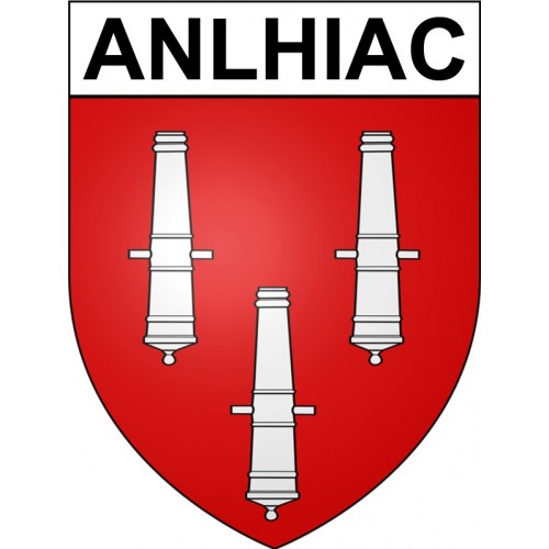 Stickers coat of arms Anlhiac adhesive sticker