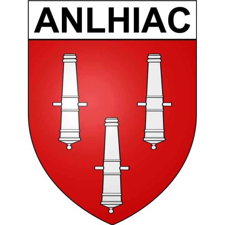 Stickers coat of arms Anlhiac adhesive sticker