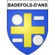 Badefols-d'Ans 24 ville Stickers blason autocollant adhésif