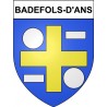 Badefols-d'Ans 24 ville Stickers blason autocollant adhésif