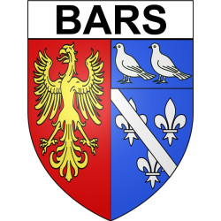 Bars 24 ville Stickers blason autocollant adhésif