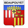 Beaupouyet Sticker wappen, gelsenkirchen, augsburg, klebender aufkleber