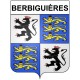 Berbiguières 24 ville Stickers blason autocollant adhésif