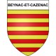 Beynac-et-Cazenac Sticker wappen, gelsenkirchen, augsburg, klebender aufkleber
