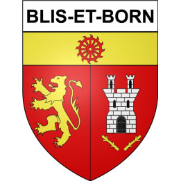 Blis-et-Born 24 ville Stickers blason autocollant adhésif