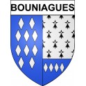 Bouniagues 24 ville Stickers blason autocollant adhésif