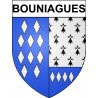 Bouniagues 24 ville Stickers blason autocollant adhésif
